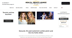 Desktop Screenshot of health-beauty-lounge.com