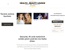 Tablet Screenshot of health-beauty-lounge.com